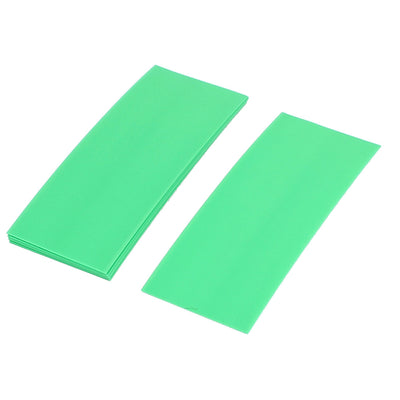 Harfington Uxcell 10pcs 72mm x 18.5mm PVC Heat Shrink Tubing Green for 1 x 18650 Battery