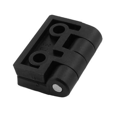 Harfington Uxcell 51mm x 44mm x 14mm Cupboard Cabinet Closet Door Nylon Hinge Black 4pcs