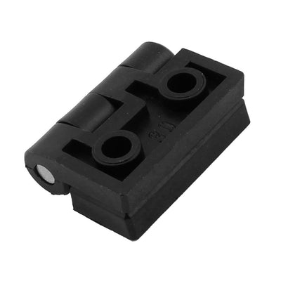 Harfington Uxcell 51mm x 44mm x 14mm Cupboard Cabinet Closet Door Nylon Hinge Black 4pcs