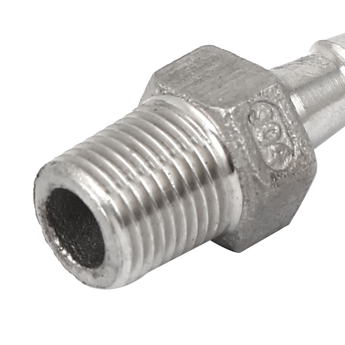 uxcell Uxcell 1/4BSP Male Thread to 6mm Hose Barb Straight Quick Fitting Adapter Connector