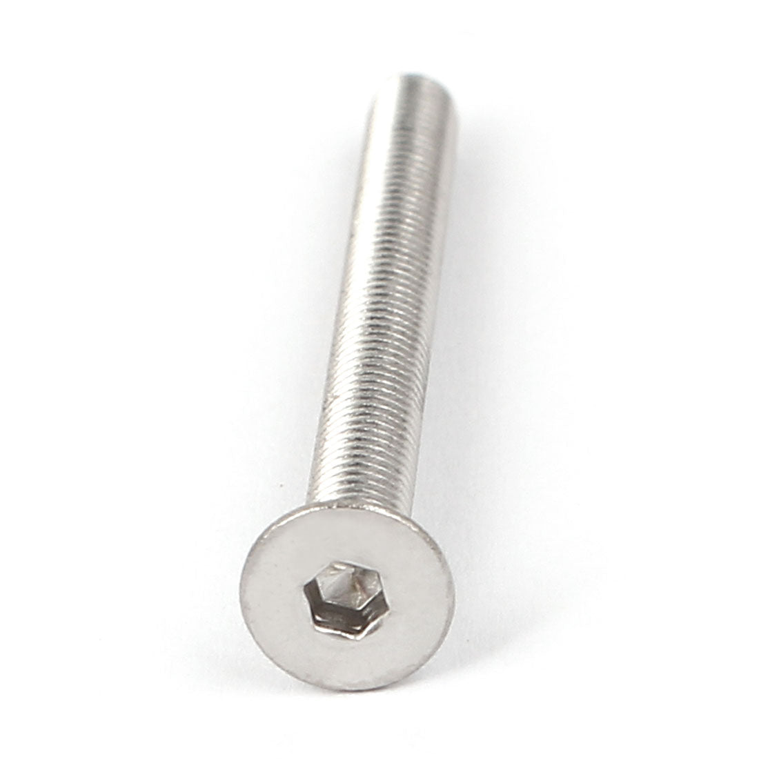 uxcell Uxcell M4x45mm Stainless Steel Hex Socket Flat Head Countersunk Bolts Screw 10pcs