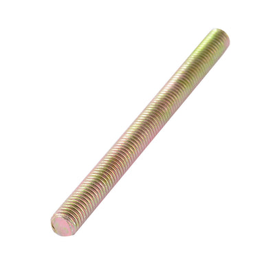 Harfington Uxcell 1.25mm Pitch M8 x 100mm Male Threaded Rod Bar Stud Bronze Tone 4 Pcs