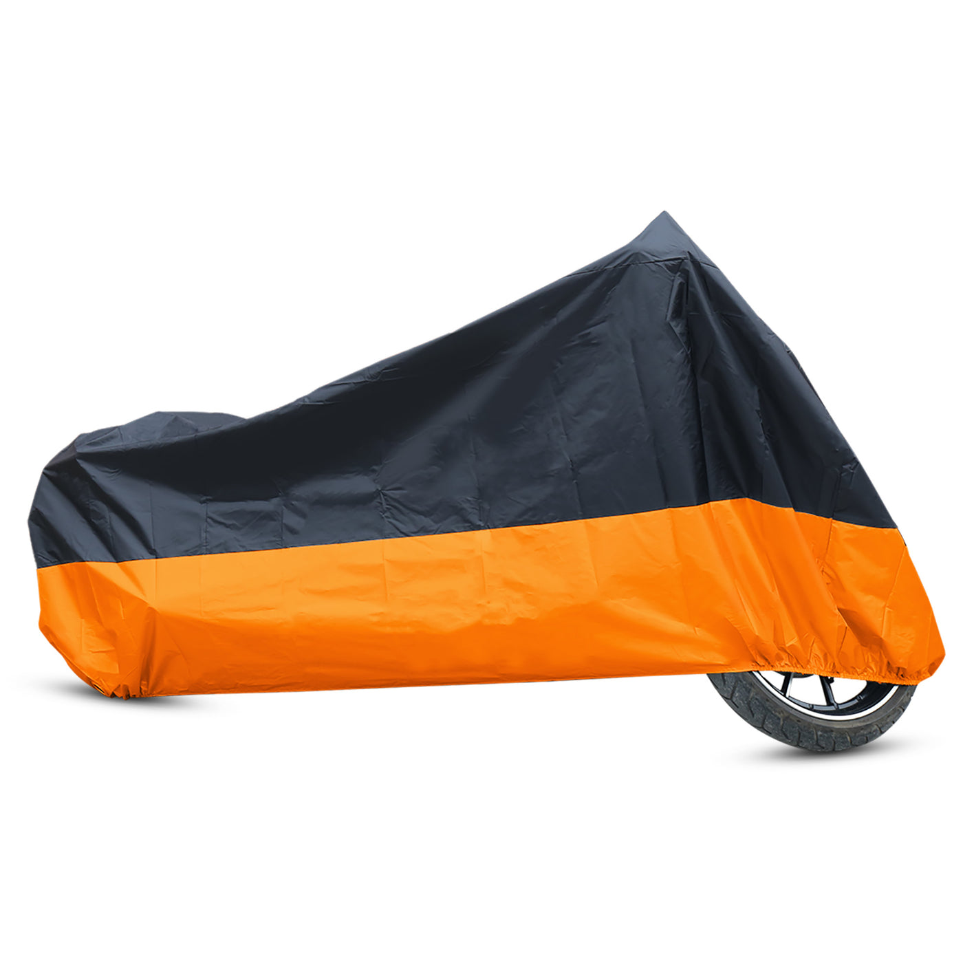 uxcell Uxcell L 180T Regen Staub Motorrad Abdeckung Schwarz Orange Außen UV Schutz DE de