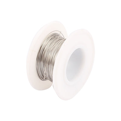 Harfington Uxcell 10M 32,8ft 0,55mm 23AWG Kabel Nichrom Heizkabel Heizdraht für Heizelement Silber de