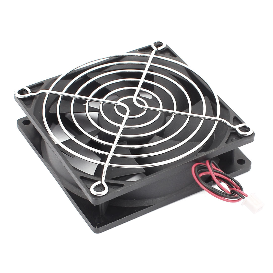 uxcell Uxcell DC 24V 90mmx90mmx 25mm 7 Vanes Computer Cooling Cooler Fan w Metal Finger Guard