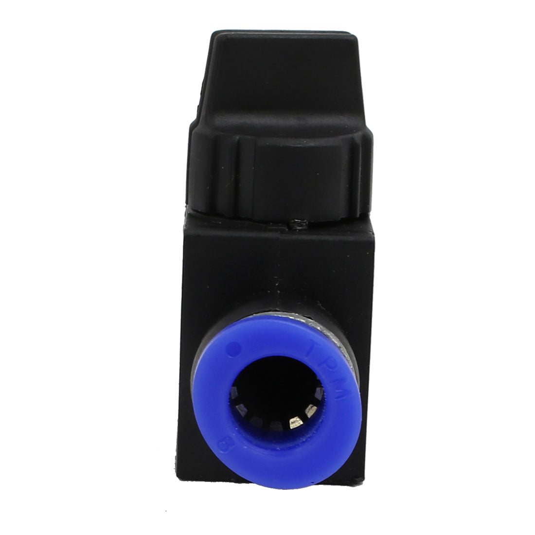 uxcell Uxcell Straight Push in Pneumatic Air Quick Fittings Connector Black for 8mm Tube Hose