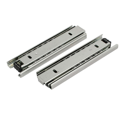 Harfington Uxcell 6-inch Length 3 Sections Telescoping Ball Bearing Damper Drawer Slides 2pcs