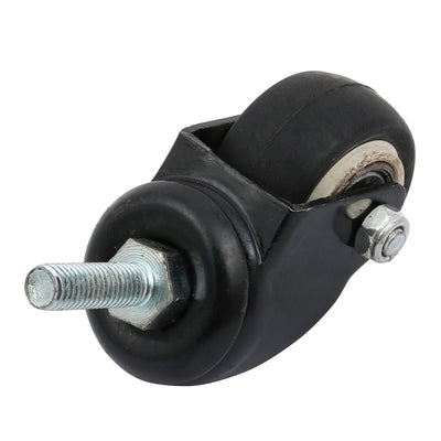 Harfington Uxcell 1.5-inch Dia M8 Threaded Stem Swivel Caster Wheel 2pcs