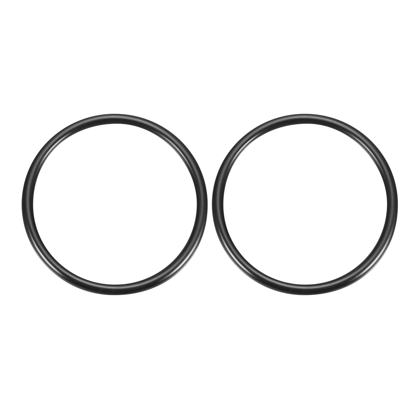 uxcell Uxcell 2Pcs Black Universal O-Ring 130mm x 8.6mm Material Oil Seal Washers Grommets