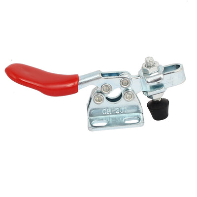 Harfington Uxcell GH-201 27Kg Holding Capacity Horizontal Flanged Base Toggle Clamps 6pcs