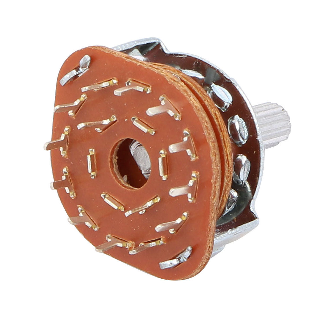 uxcell Uxcell 3 Pcs 6mm Dia Shaft 2P6T 2 Pole 6 Position Band Channel Selector Rotary Switch