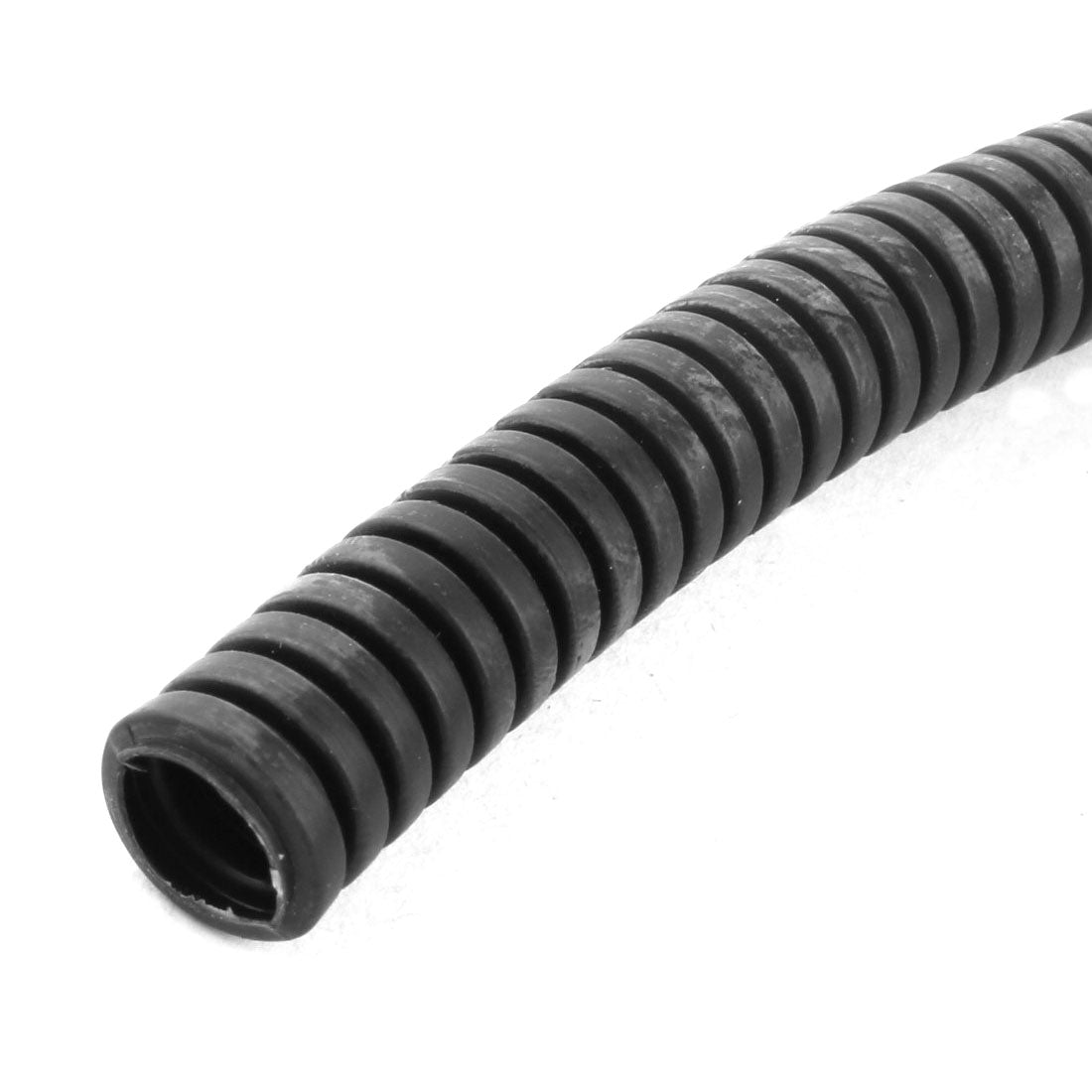 uxcell Uxcell 6 M 8 x 10 mm Plastic Flexible Corrugated Conduit Tube for Garden,Office Black