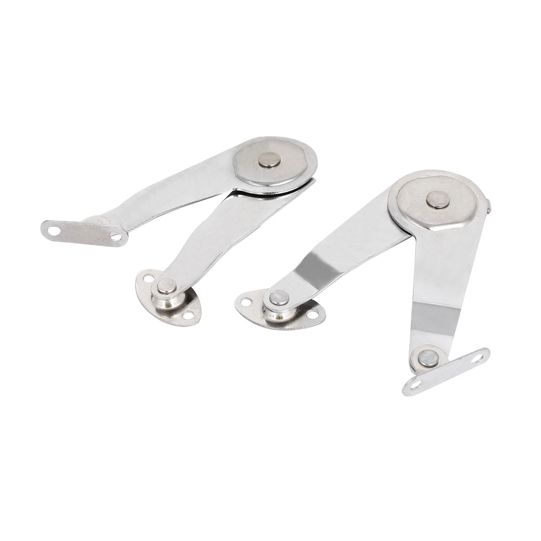 uxcell Uxcell 135mmx33mmx1mm Lid Lift Up Support Hinges Stay Holder 2pcs for Furniture Door