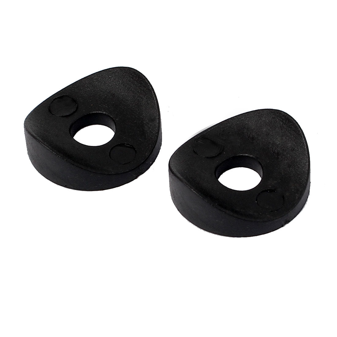 uxcell Uxcell 25mm x 8mm x 8mm Plastic Machine Round Spring Deck Washers Fastener Black 12 Pcs