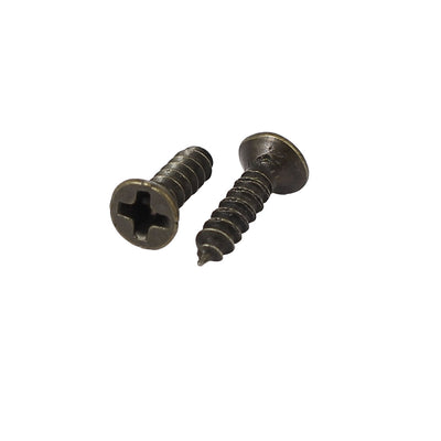 Harfington Uxcell Phillips Countersunk Flat Head Self Tapping Screw M2x8mm 100pcs