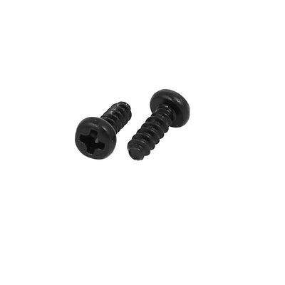 Harfington Uxcell 1000stk. M2 x 6mm Schwarz Metall Kreuz Rundkopf Selbstschneidende Schrauben DE de