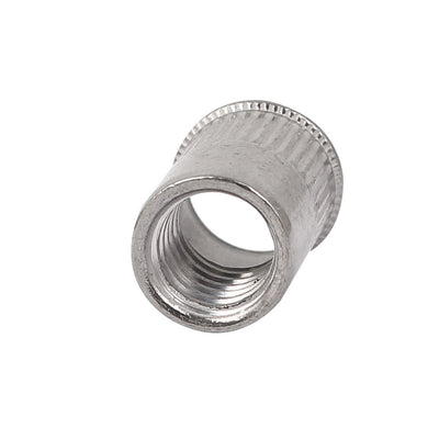 Harfington Uxcell M10 Stainless Steel Flat Head Rivet Nut Insert  30pcs