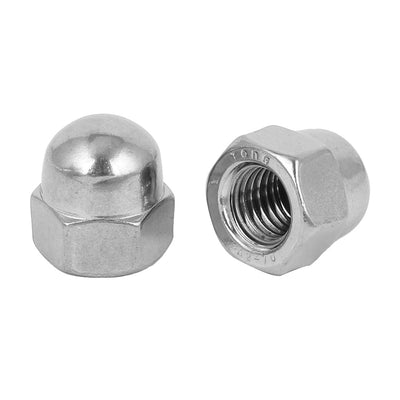 Harfington Uxcell M14 Thread Dia 304 Stainless Steel Dome Shape Head Cap Acorn Hex Nut 2pcs