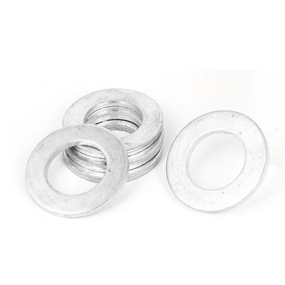 Harfington Uxcell 22mm x 38mm Zinc Plated Flat Spacers Washers Gaskets Fasteners GB97 5PCS