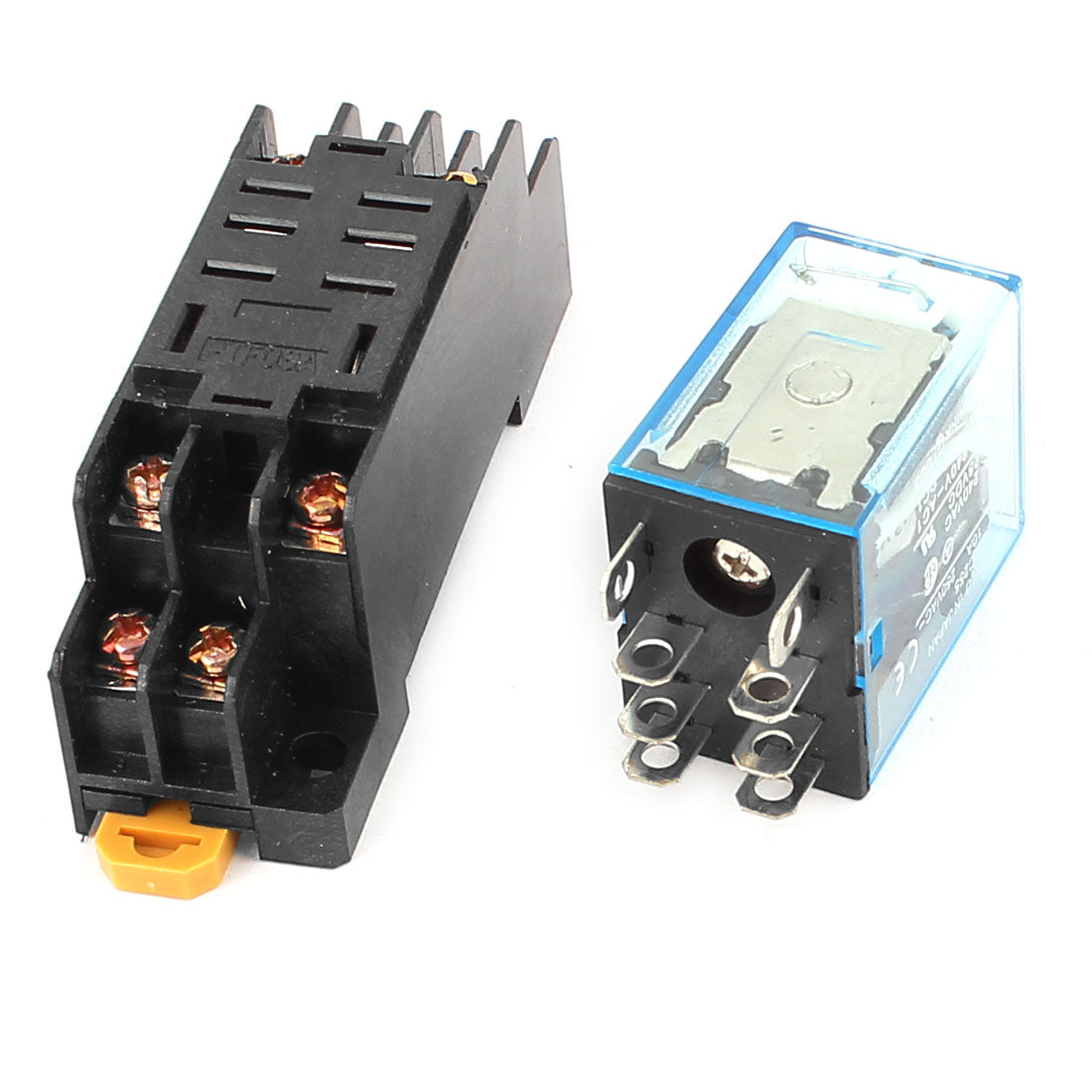 uxcell Uxcell 2Stk LY2N-J DC 12V 8Pin DPDT Elektromagnetisch Relais Sockel Spule Spannung de