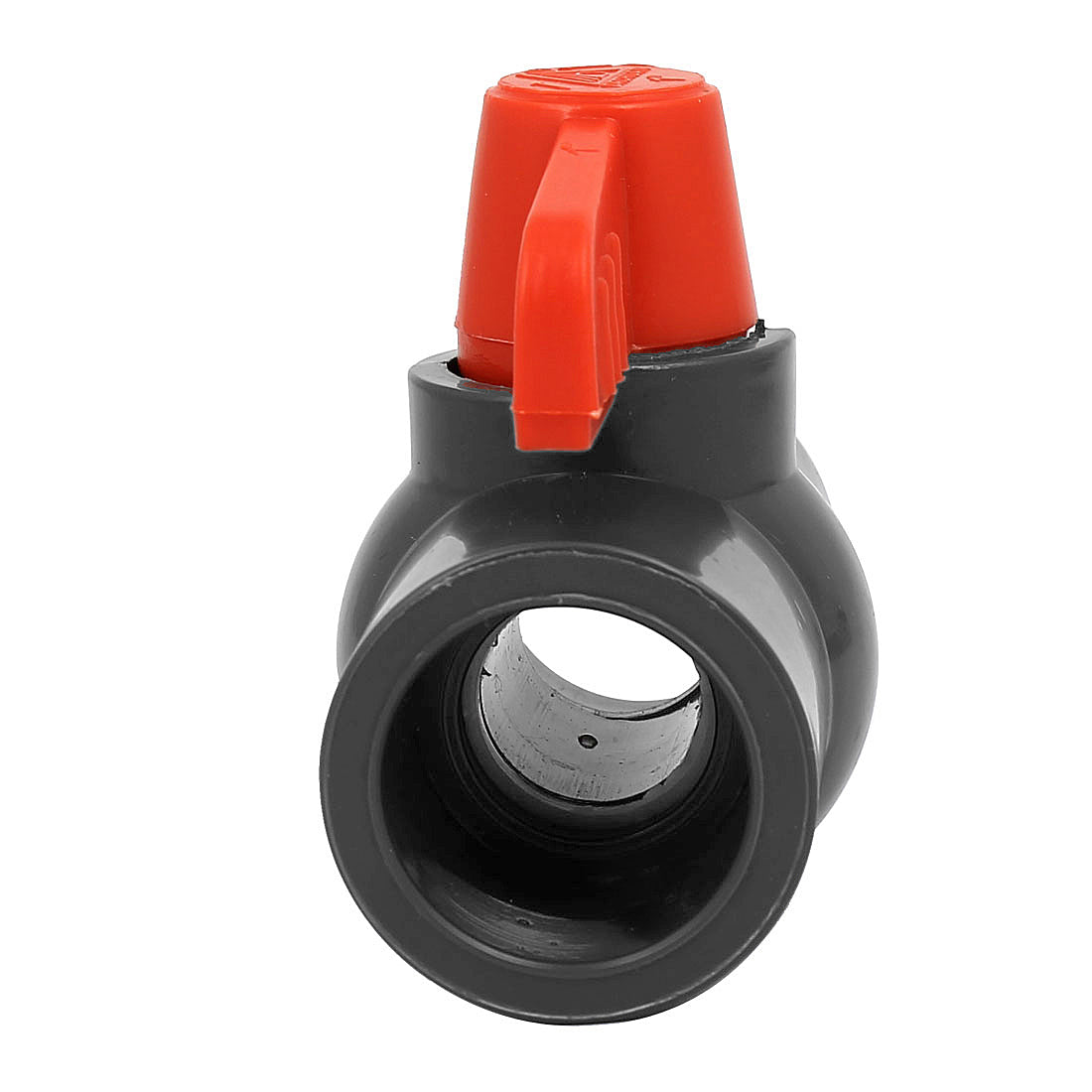 uxcell Uxcell Water Pipe Plastic Straight Ball Valve Connector for 32mm Tube Dia