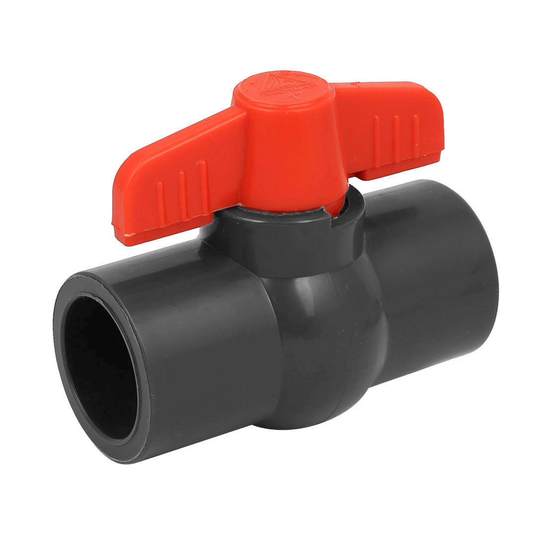 uxcell Uxcell Water Pipe Plastic Straight Ball Valve Connector for 32mm Tube Dia