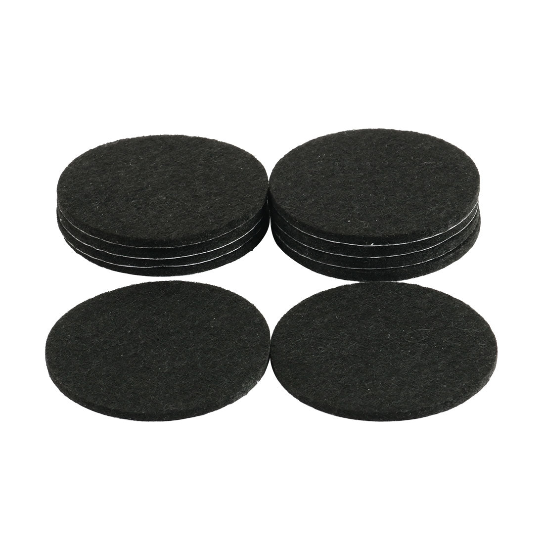 uxcell Uxcell Houseware Self Stick Surfaces Protector Furniture Felt Cushions Pads Mats Black 50mm 10pcs