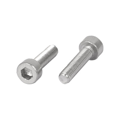 Harfington Uxcell 25 Pcs M4x16mm 316 Stainless Steel Hex Socket Head Cap Screws Bolts 20mm Length