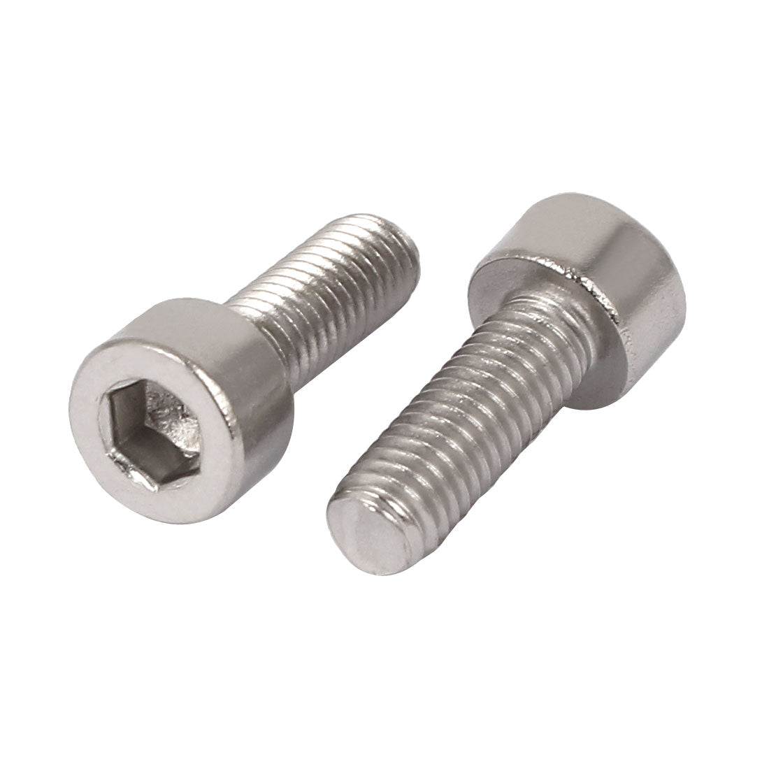 uxcell Uxcell 15 Pcs M5x14mm 316 Stainless Steel Metric Fully Thread Hex Socket Cap Screws