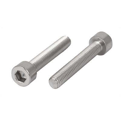 Harfington Uxcell 10 Pcs M5x30mm 316 Stainless Steel Metric Hex Socket Head Cap Bolts Fasteners