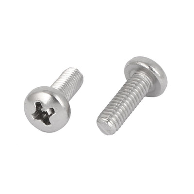 Harfington Uxcell 40 Pcs M4x12mm 316 Stainless Steel Phillips Pan Head Machine Screws Fasteners