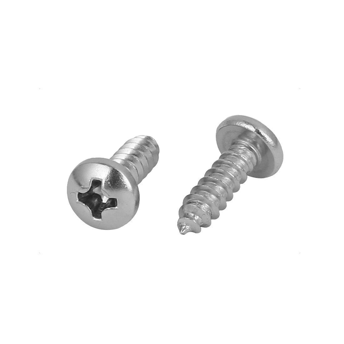 uxcell Uxcell M3.9x13mm 316 Stainless Steel Phillips Pan Head Self Tapping Screws Bolts 40pcs