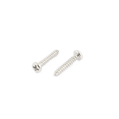 Harfington Uxcell 50pcs M1.5 x 8mm Stainless Steel Phillips Pan Round Head Self Tapping Screws