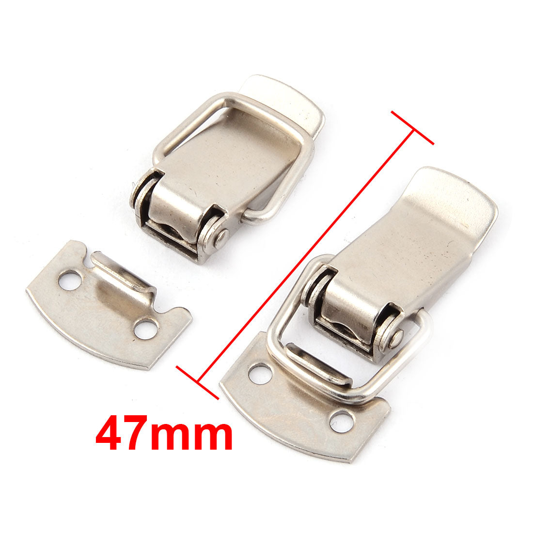 uxcell Uxcell Suitcase Tool Box Metal Buckle Toggle Latch Lock Hasp 47mm Long 19 Sets