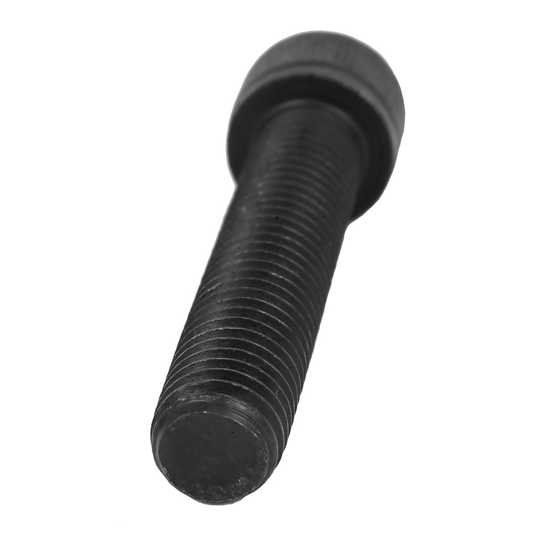 uxcell Uxcell 60mm Length M10 x 50mm Fully Thread Hex Socket Head Cap Screws Bolts Black 5 Pcs