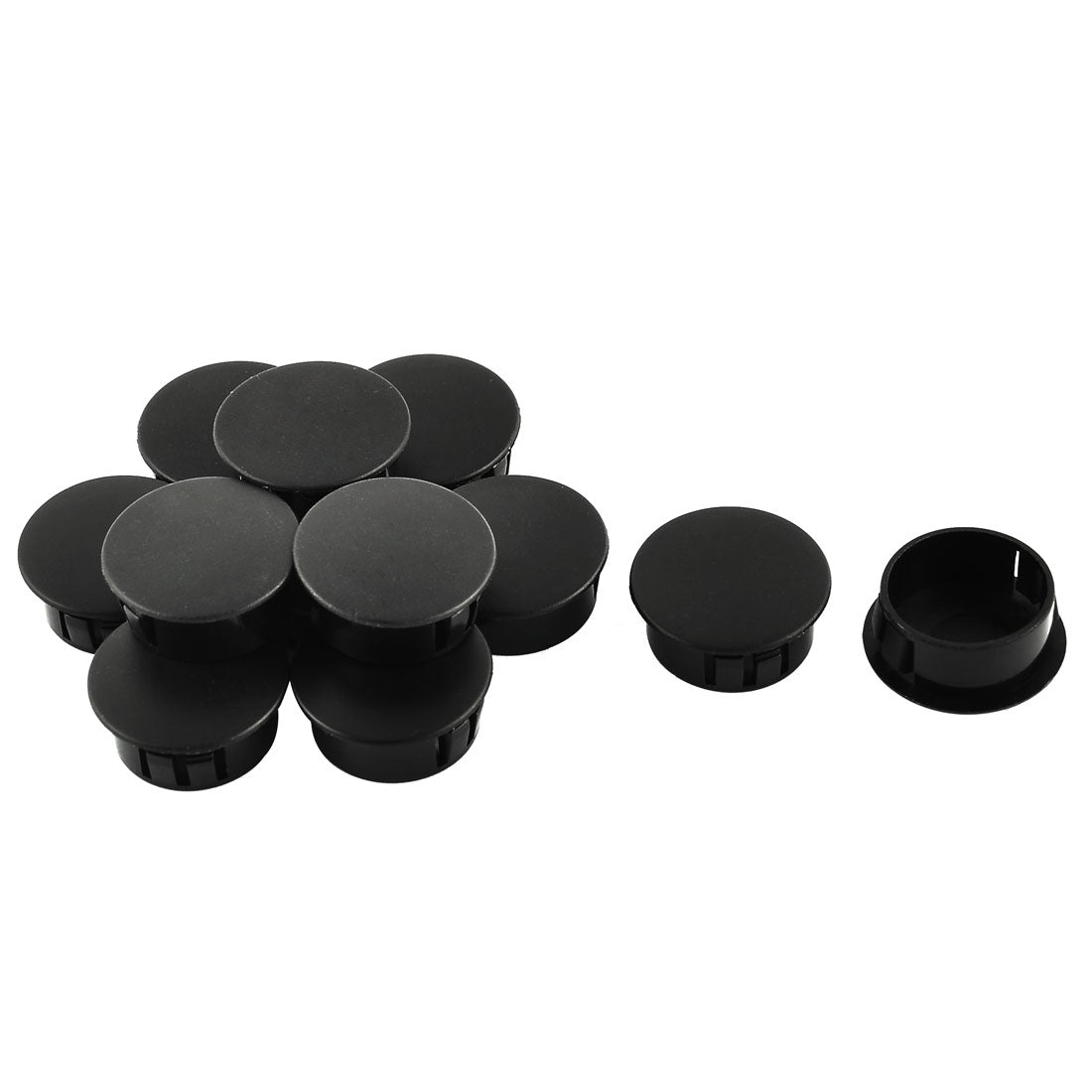 uxcell Uxcell Door Window Plastic Mounting Locking Hole Plugs Button Cover 22mm Dia 12pcs