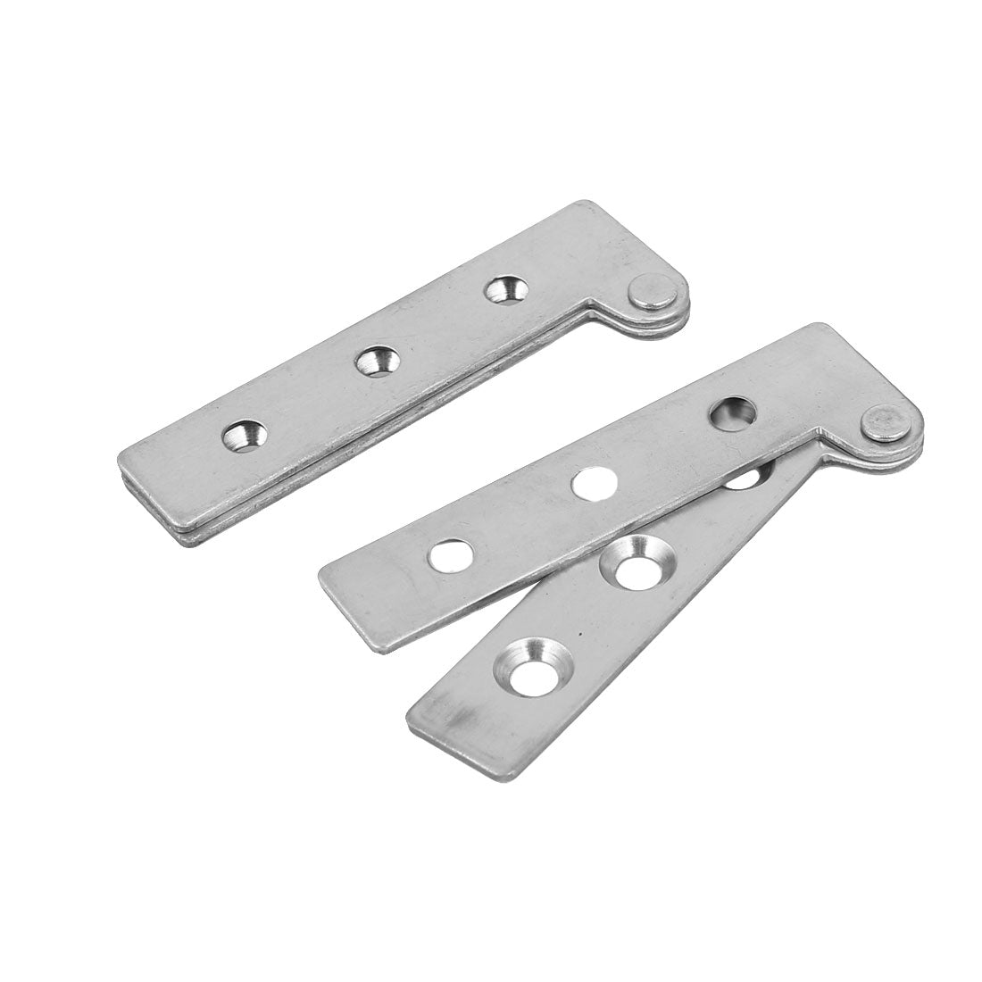 uxcell Uxcell Cabinet Door Box Stainless Steel Inset Offset Pivot Hinge 64mm x 21.5mm 15PCS