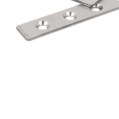 Harfington Uxcell Cupboard Door Box Stainless Steel Inset Offset Pivot Hinge 64mm x 21.5mm 20PCS