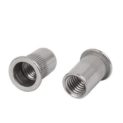 Harfington Uxcell M12 x 1.75mm 304 Stainless Steel Knurled Blind Rivet Nut Insert Dadi 20PCS