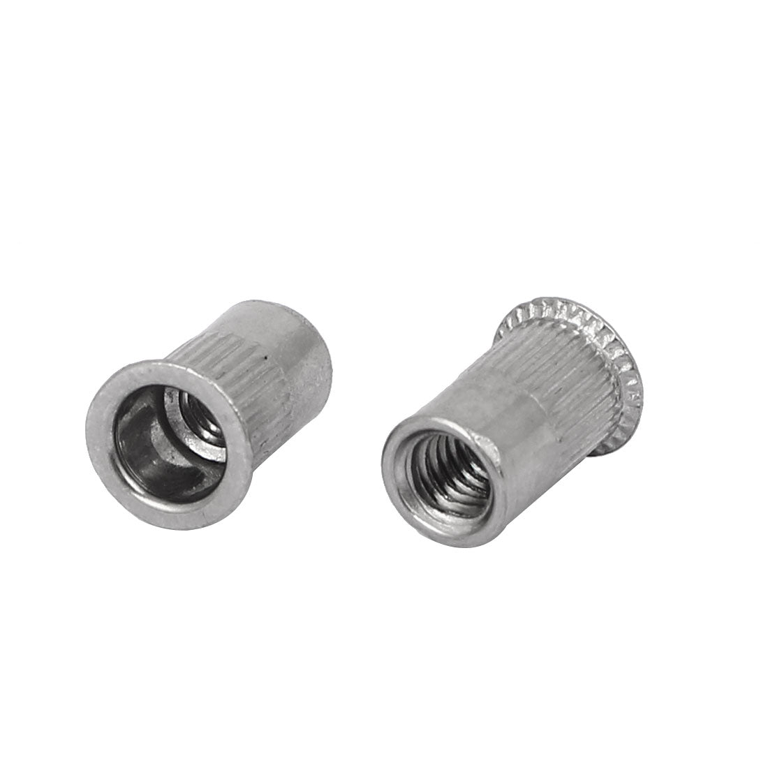 uxcell Uxcell M4 x 10mm Knurled Stripe Countersunk Head Rivet Nut Insert  50PCS