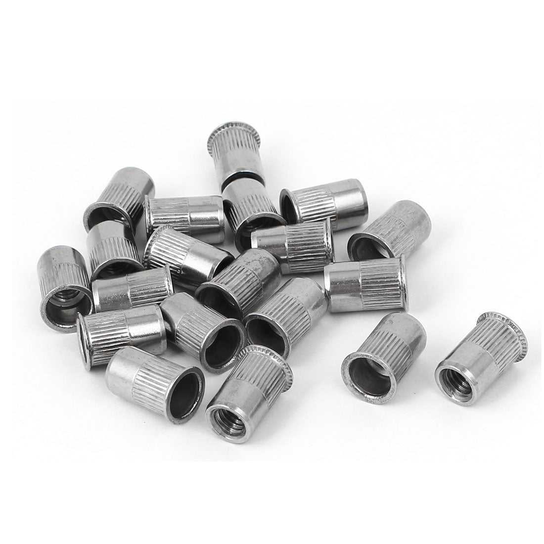 uxcell Uxcell M6 x 14mm Stripe Countersunk Head Blind Rivet Nut Insert Nutsert 20PCS