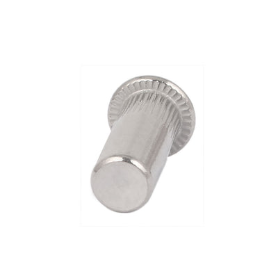 Harfington Uxcell M4x16mm 304 Stainless Steel Straight Knurled Closed End Rivet Nut Fastener 30pcs