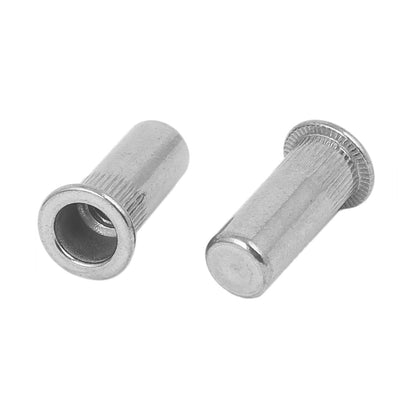 Harfington Uxcell M6x23mm 304 Stainless Steel Straight Knurled Closed End Rivet Nut Fastener 5pcs