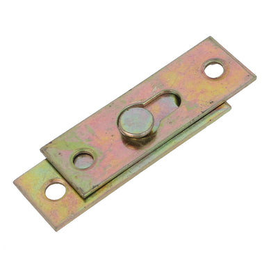 Harfington Uxcell Furniture Bed Rail Hook Plate Bracket Connector Brass Tone 8pcs