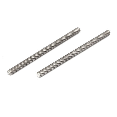 Harfington Uxcell M3 x 50mm 0.5mm Pitch 304 Stainless Steel Fully Threaded Rods Hardware 20 Pcs