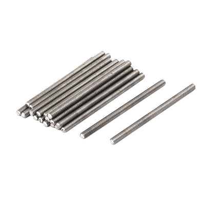 Harfington Uxcell M3 x 50mm 0.5mm Pitch 304 Stainless Steel Fully Threaded Rods Hardware 20 Pcs