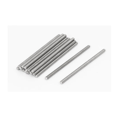 Harfington Uxcell M3 x 70mm 0.5mm Pitch 304 Stainless Steel Fully Threaded Rods Hardware 20 Pcs