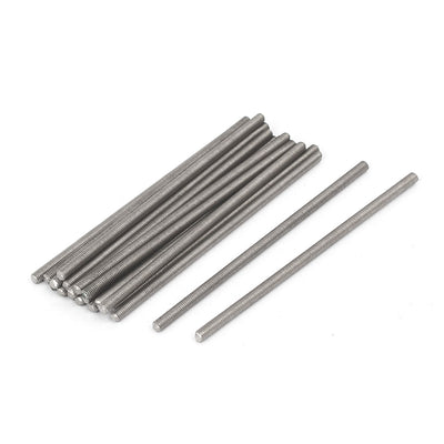 Harfington Uxcell M3 x 80mm 0.5mm Pitch 304 Stainless Steel Fully Threaded Rods Fasteners 20 Pcs