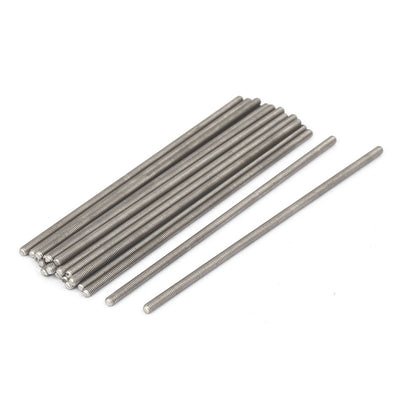 Harfington Uxcell M3 x 100mm 0.5mm Pitch 304 Stainless Steel Fully Threaded Rods Fasteners 20 Pcs