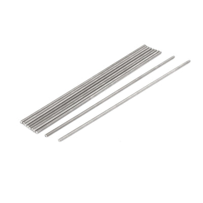 Harfington Uxcell M3 x 170mm 0.5mm Pitch 304 Stainless Steel Fully Threaded Rod Silver Tone 10 Pcs